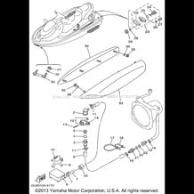 HULL DECK pour Yamaha 1999 WaveRunner WAVE RUNNER XL760 - XL760X - 1999