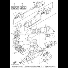 REPAIR KIT 1 pour Yamaha 1999 WaveRunner WAVE RUNNER XL760 - XL760X - 1999