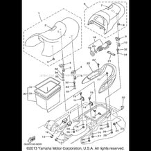 SEAT UNDER LOCKER pour Yamaha 1999 WaveRunner WAVE RUNNER XL760 - XL760X - 1999