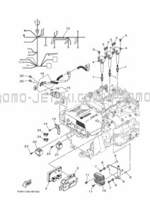 ELECTRICAL 1 pour Yamaha 2021 WaveRunner SJ1050