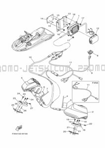 ELECTRICAL 4 pour Yamaha 2021 VX1050D-W