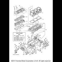 CYLINDER CRANKCASE 1 pour Yamaha 2000 WaveRunner GP 1200 (GP1200AY) 2000