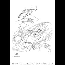 ENGINE HATCH 1 pour Yamaha 2000 WaveRunner GP1200 - GP1200AY - 2000