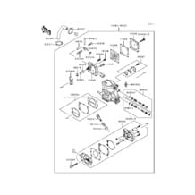 Carburetor pour Kawasaki 1991 TS