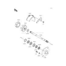 Drive Shaft pour Kawasaki 1991 TS