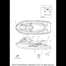 GRAPHIC TOOL pour Yamaha 2000 WaveRunner GP1200 - GP1200AY - 2000