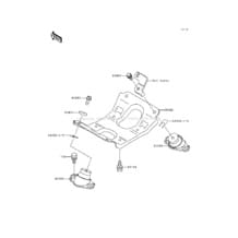 Engine Mount pour Kawasaki 1991 TS