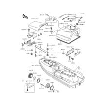 Hull Fittings pour Kawasaki 1991 TS