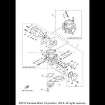 CARBURETOR pour Yamaha 2000 WaveRunner GP760 - GP760Y - 2000