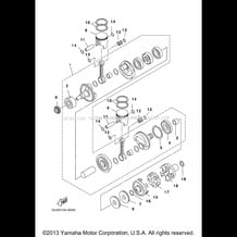 CRANKSHAFT PISTON pour Yamaha 2000 WaveRunner GP760 - GP760Y - 2000