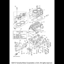 CYLINDER CRANKCASE pour Yamaha 2000 WaveRunner GP760 - GP760Y - 2000