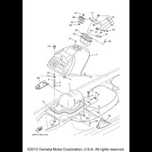 ENGINE HATCH 1 pour Yamaha 2000 WaveRunner GP760 - GP760Y - 2000