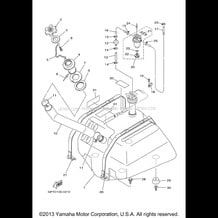 FUEL TANK pour Yamaha 2000 WaveRunner GP760 - GP760Y - 2000