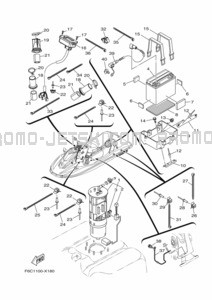 ELECTRICAL 3 pour Yamaha 2022 WaveRunner JB1050-X