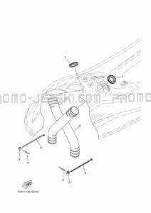 VENTILATION pour Yamaha 2022 WaveRunner JB1050-X
