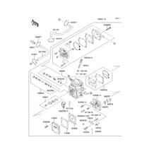 Carburetor pour Kawasaki 1991 X2