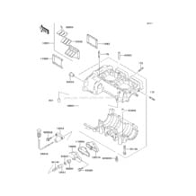 Crankcase pour Kawasaki 1991 X2