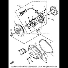 GENERATOR pour Yamaha 1990 WaveRunner WAVE RUNNER LX 650 (WR650D) 1990