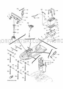 ELECTRICAL 3 pour Yamaha 2022 VX1050D-X