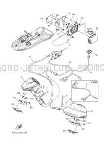 ELECTRICAL 4 pour Yamaha 2022 VX1050D-X