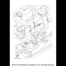 SEAT UNDER LOCKER pour Yamaha 2000 WaveRunner GP760 - GP760Y - 2000