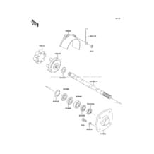 Drive Shaft pour Kawasaki 1991 X2