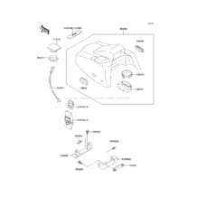 Engine Hood pour Kawasaki 1991 X2