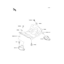 Engine Mount pour Kawasaki 1991 X2