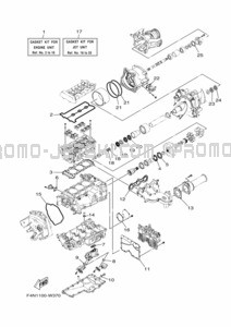 REPAIR KIT 1 pour Yamaha 2022 VX1050G-X