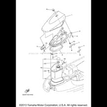 ENGINE HATCH 2 pour Yamaha 2000 WaveRunner GP800 - GP800Y - 2000