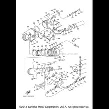 EXHAUST 1 pour Yamaha 2000 WaveRunner GP800 - GP800Y - 2000