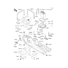 Hull Fittings pour Kawasaki 1991 X2