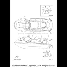 IMPORTANT LABELS pour Yamaha 2000 WaveRunner GP800 - GP800Y - 2000