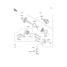 Starter Motor pour Kawasaki 1991 X2