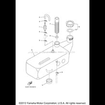 OIL TANK pour Yamaha 2000 WaveRunner GP 800 (GP800Y) 2000
