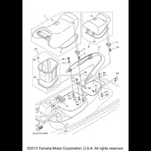 SEAT UNDER LOCKER pour Yamaha 2000 WaveRunner GP800 - GP800Y - 2000