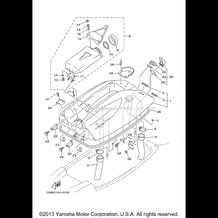 ENGINE HATCH pour Yamaha 2000 WaveRunner SUPER JET - SJ700AY - 2000