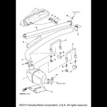 EXHAUST 2 pour Yamaha 2000 WaveRunner SUPER JET - SJ700AY - 2000