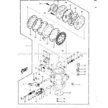 CARBURETOR  ('82-'83 JS440-A6/A7) pour Kawasaki 1982 JS440