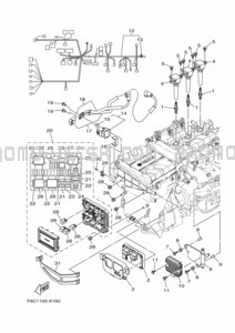 ELECTRICAL 1 pour Yamaha 2023 WaveRunner JETBLASTER (JB1050-Y)