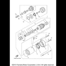 STARTING MOTOR pour Yamaha 2000 WaveRunner SUPER JET - SJ700AY - 2000