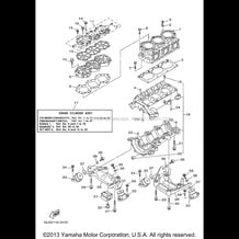 CYLINDER CRANKCASE pour Yamaha 2000 WaveRunner SUV 1200 (SV1200Y) 2000
