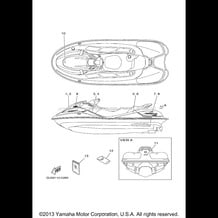 GRAPHIC TOOL pour Yamaha 2000 WaveRunner SUV1200 - SV1200Y - 2000