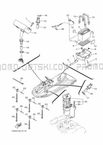 ELECTRICAL 3 pour Yamaha 2023 VX1050G-Y