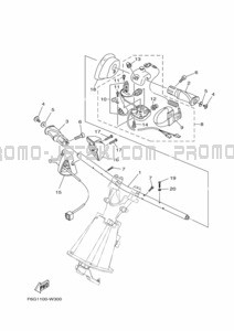 STEERING 1 pour Yamaha 2023 VX1050G-Y