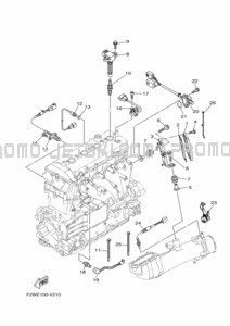 ELECTRICAL 2 pour Yamaha 2023 WaveRunner FX Cruiser HO (FX1800F)