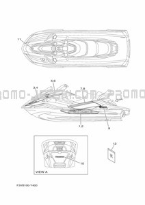 GRAPHICS pour Yamaha 2023 WaveRunner FX Cruiser HO (FX1800F)