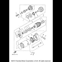 STARTING MOTOR pour Yamaha 2000 WaveRunner SUV1200 - SV1200Y - 2000