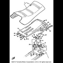 SEAT pour Yamaha 1990 WaveRunner WAVE RUNNER LX - WR650D - 1990