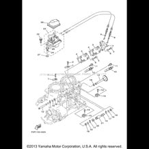 CYLINDER. CRANKCASE 2 pour Yamaha 2000 WaveRunner WAVERUNNER (Metallic Marine Silver) - XL800Y - 2000